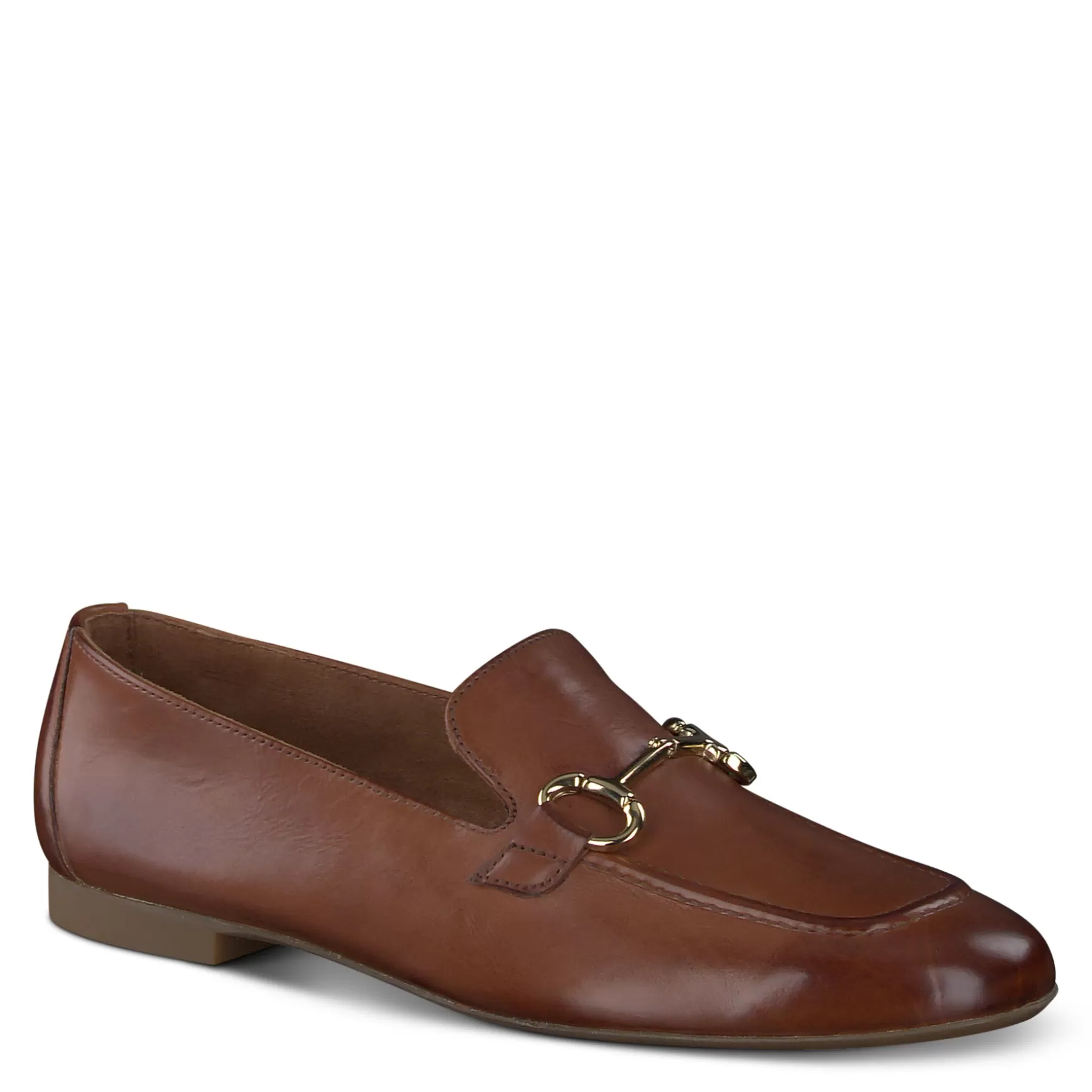 Paul Green Daphne Flat Cognac Leather New