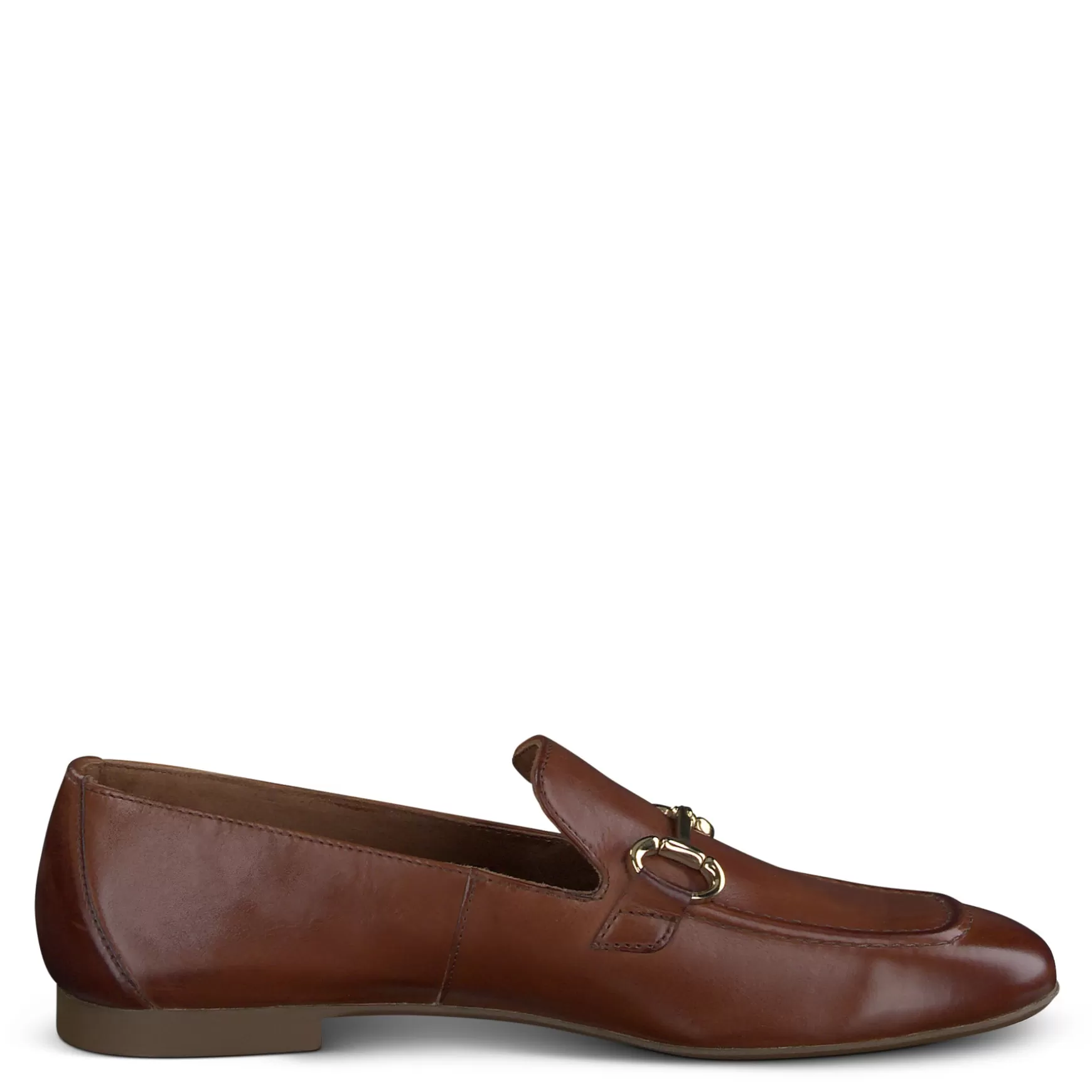 Paul Green Daphne Flat Cognac Leather New