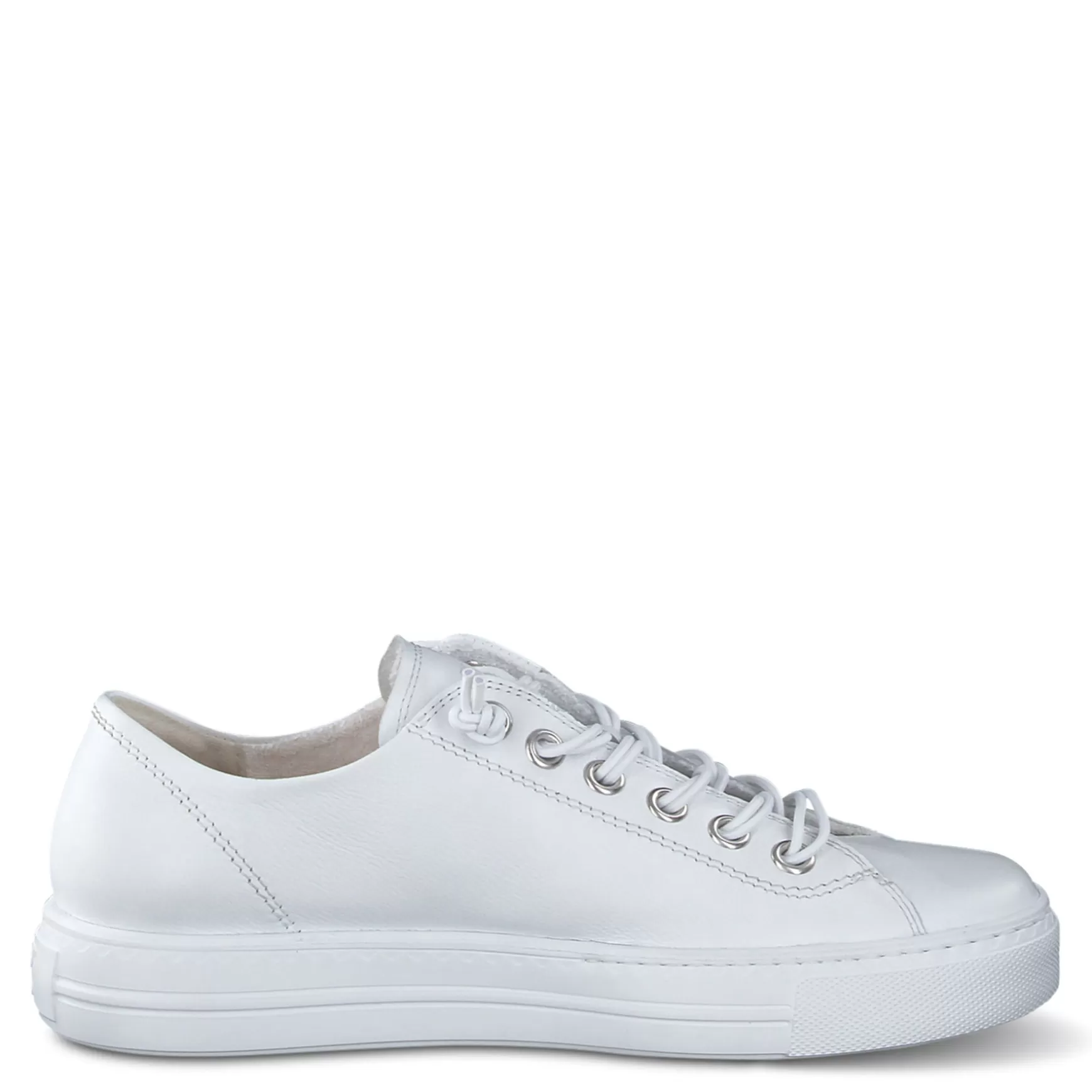 Paul Green Hadley Sneaker White Silver MC Leather Cheap