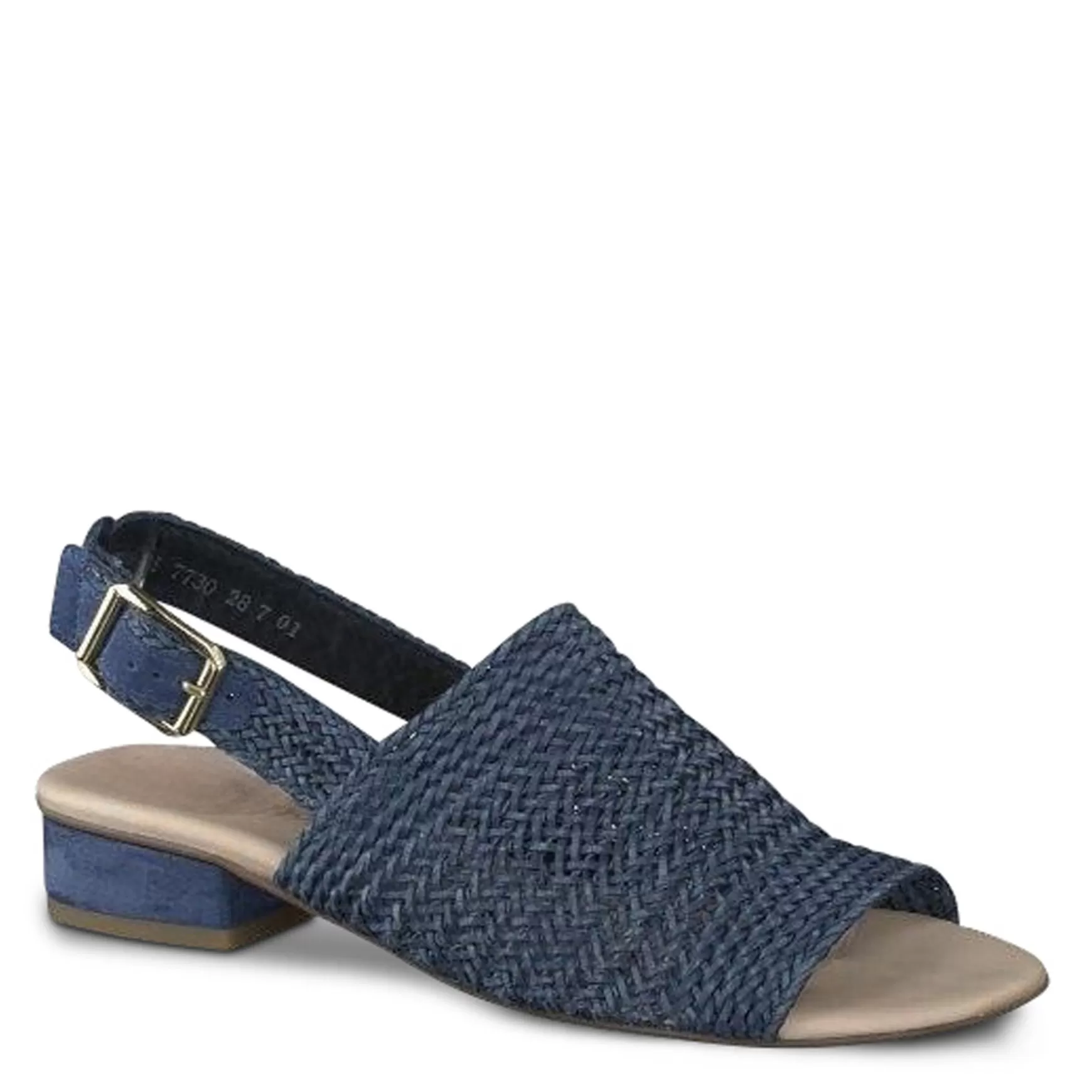 Paul Green Helena Sandal Indigo Woven Hot