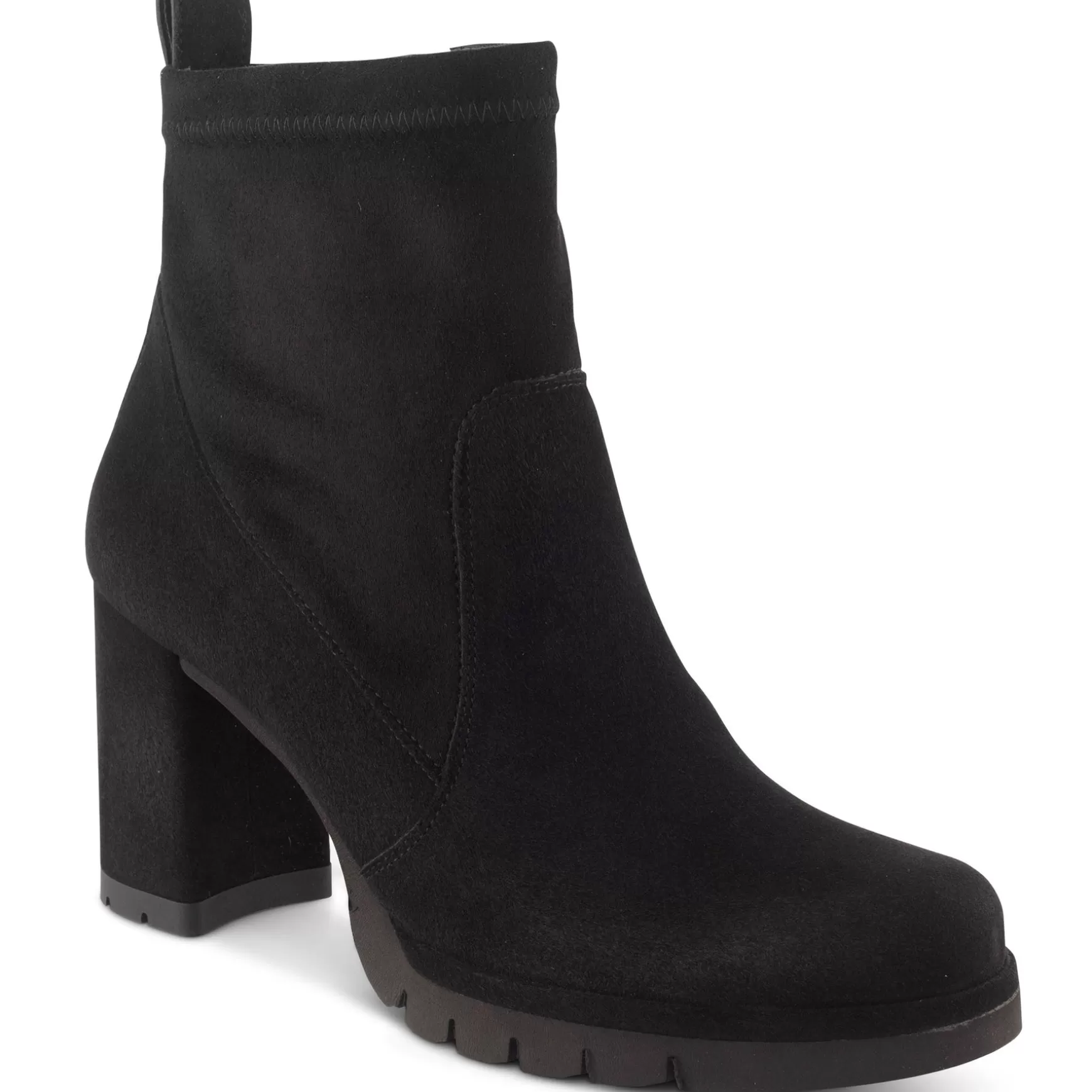 Paul Green Nadia Bootie Black Suede Combo Hot