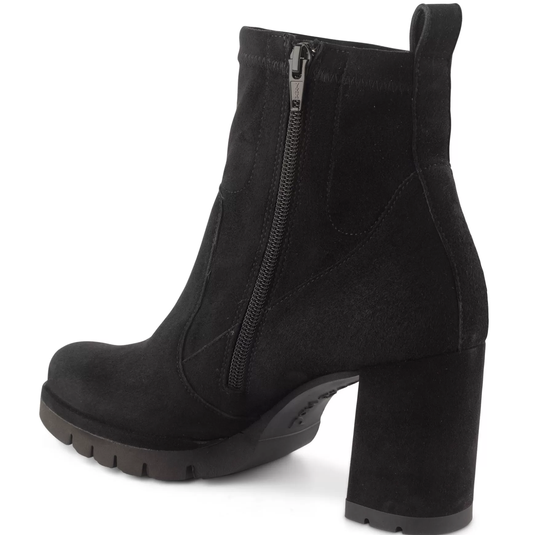 Paul Green Nadia Bootie Black Suede Combo Hot