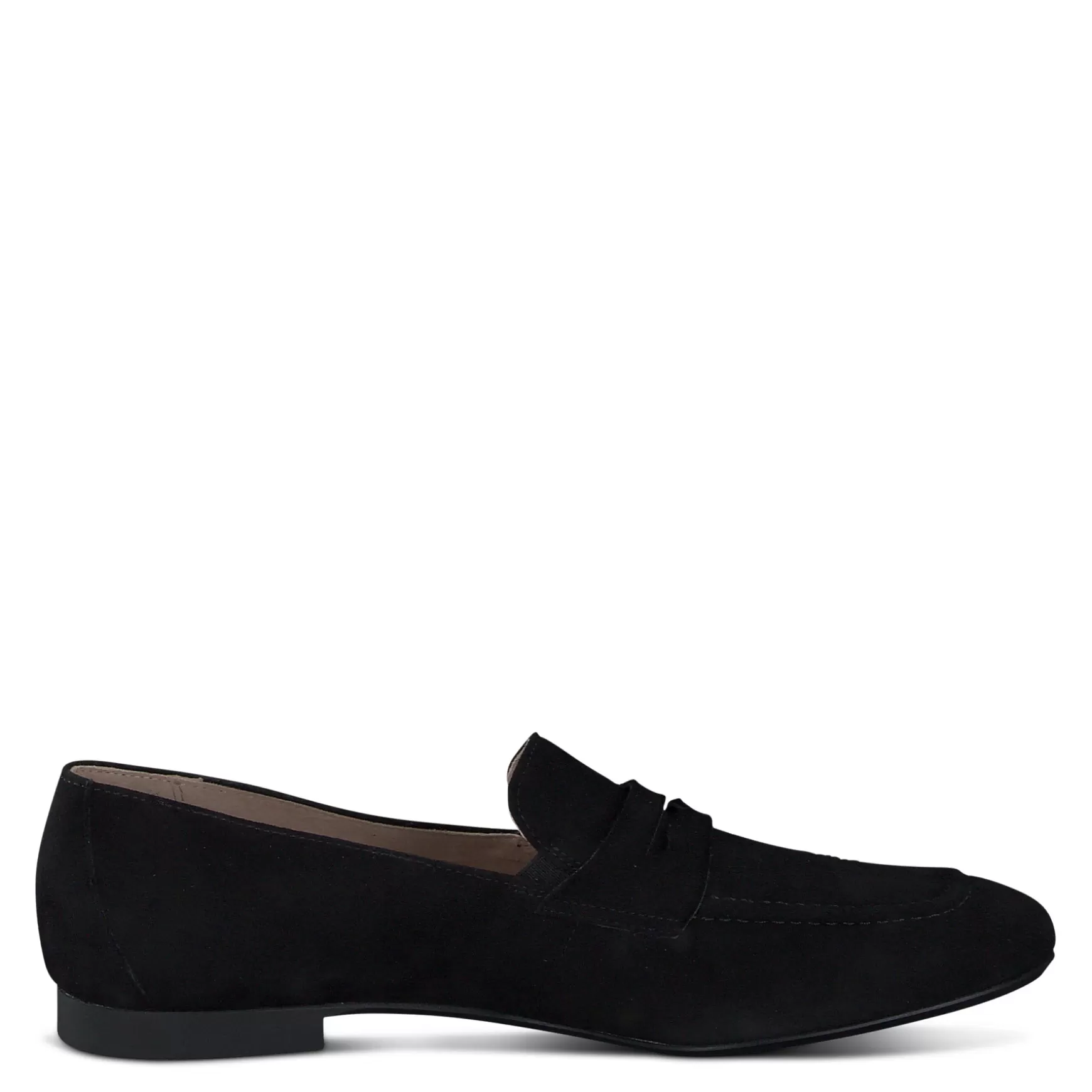 Paul Green Natalie Flat Black Suede Outlet