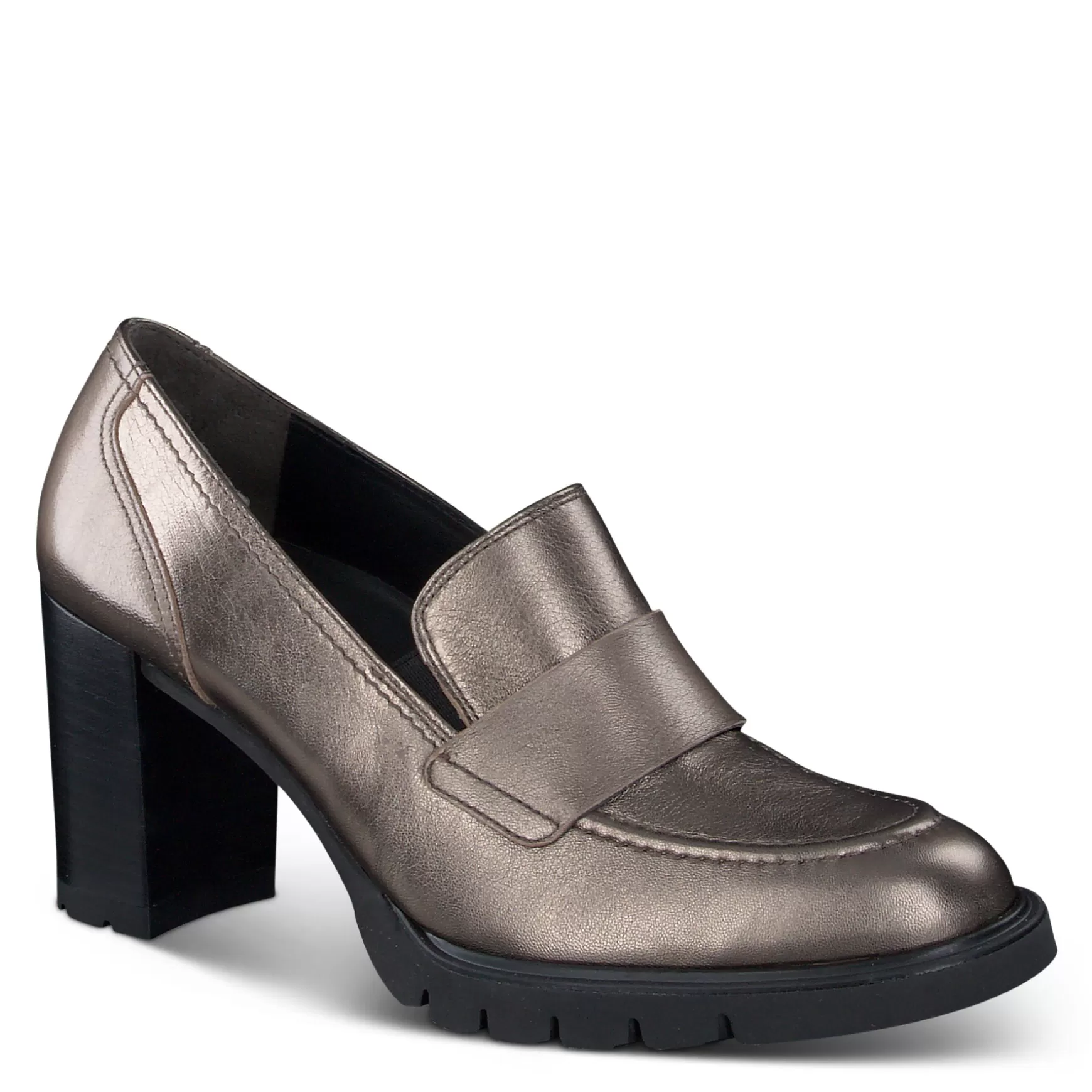 Paul Green Nina Pump Grunge Metallic Leather Best Sale