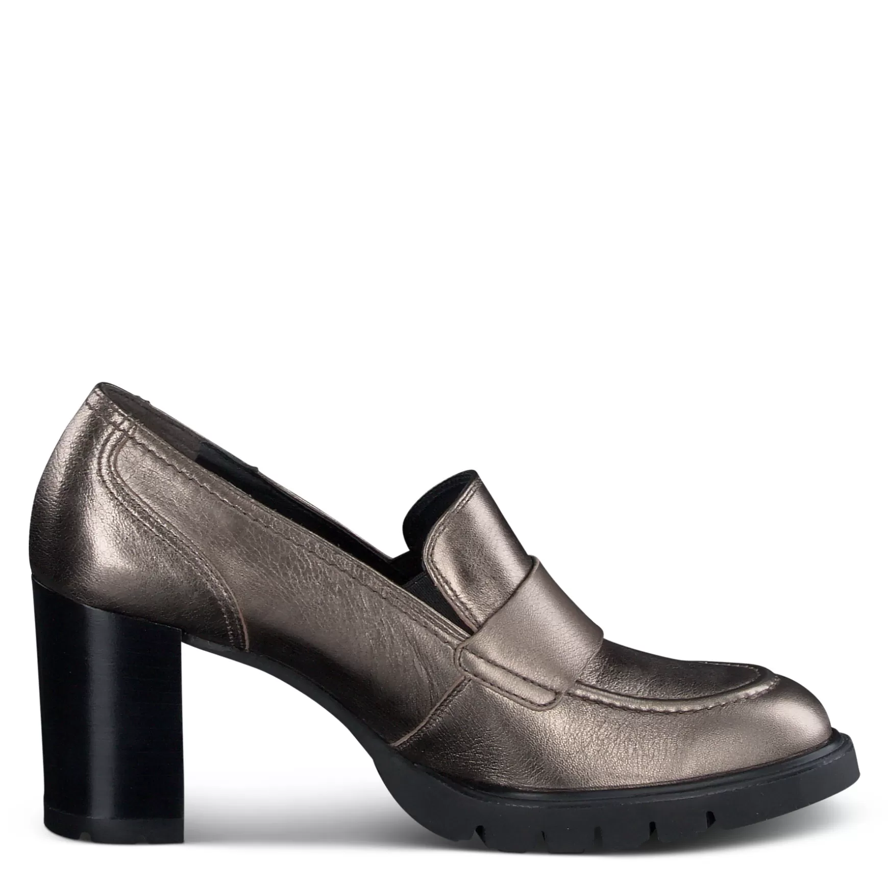 Paul Green Nina Pump Grunge Metallic Leather Best Sale