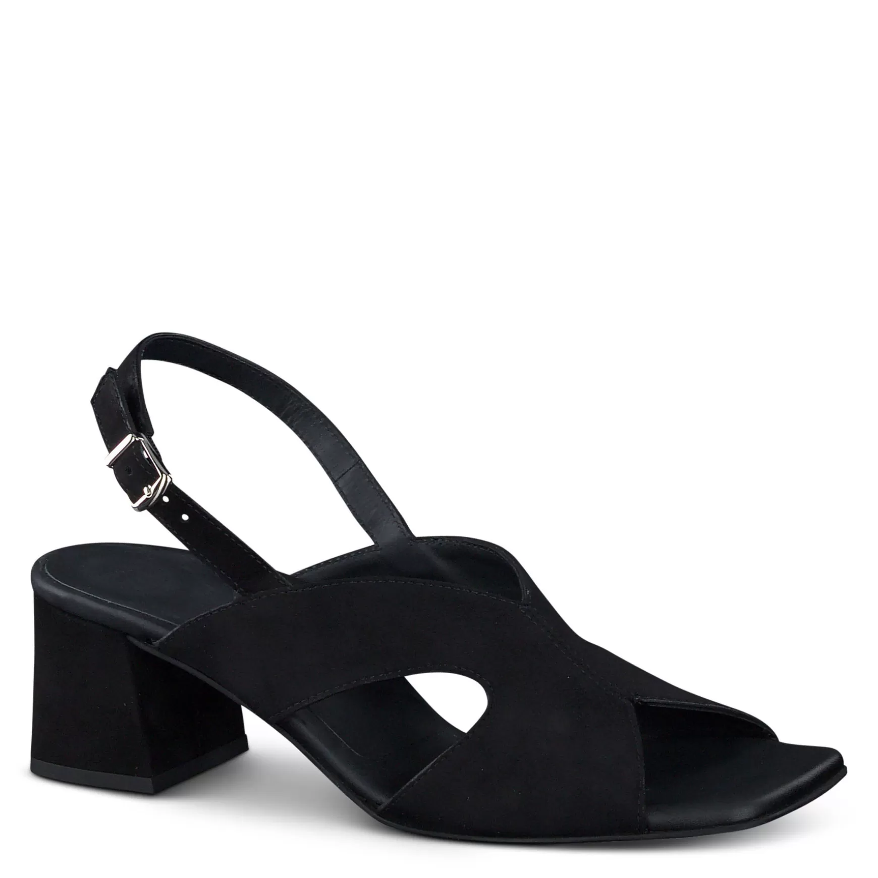 Paul Green Remy Sandal Black Suede Shop