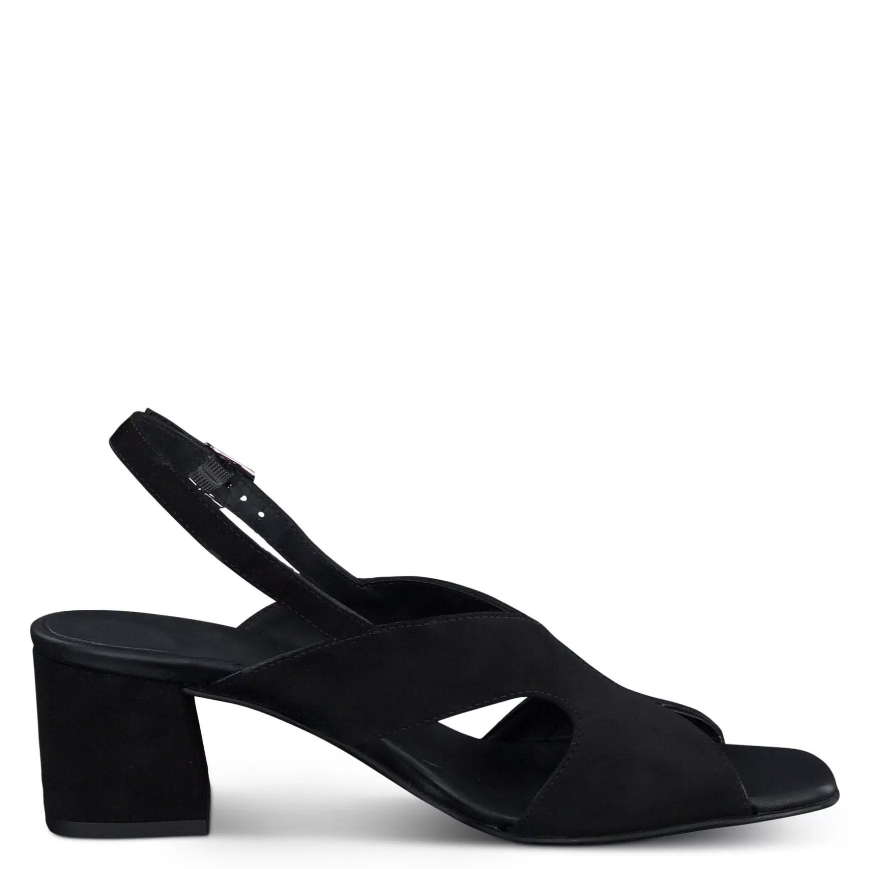 Paul Green Remy Sandal Black Suede Shop