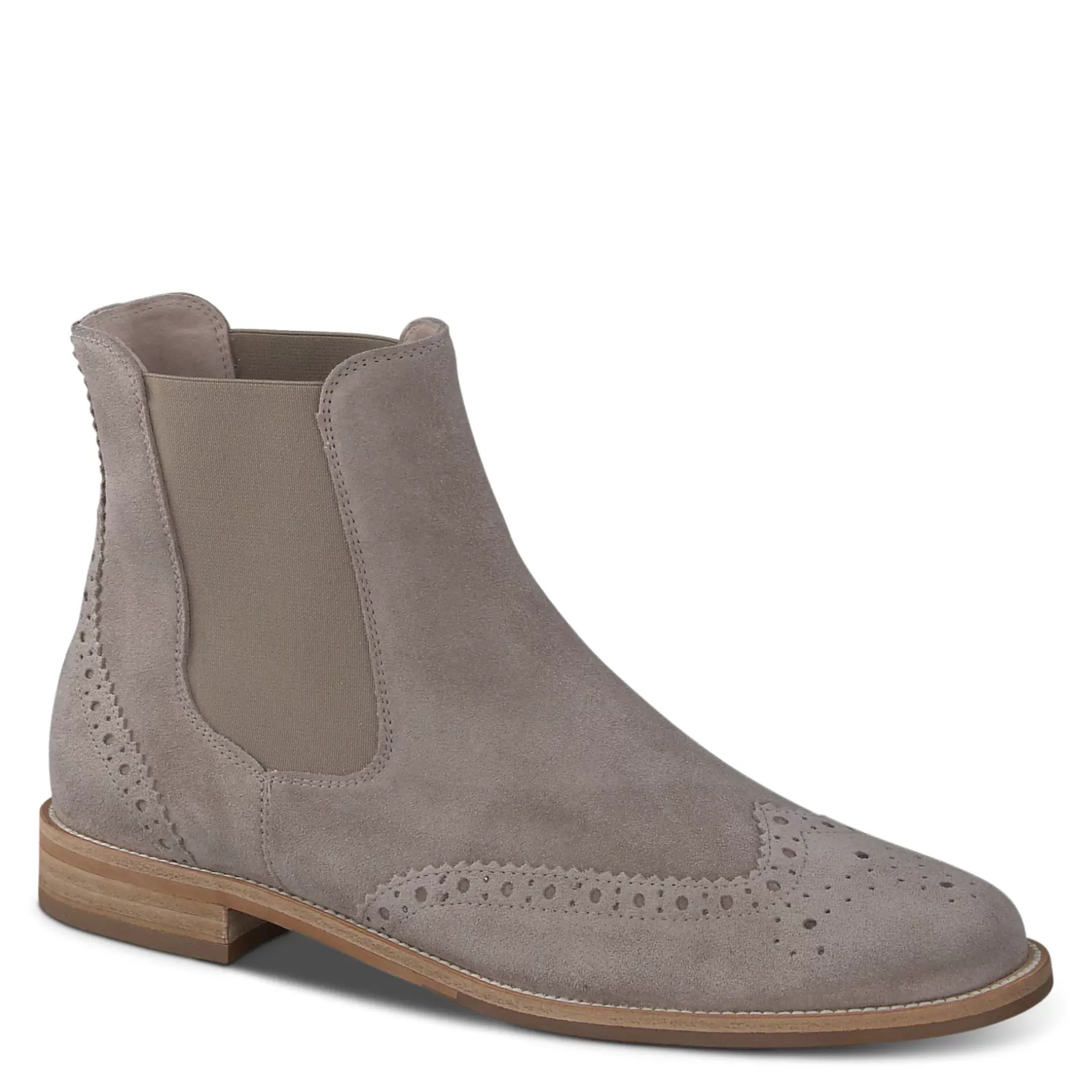 Paul Green Rogers Boot Stone Soft Suede Clearance