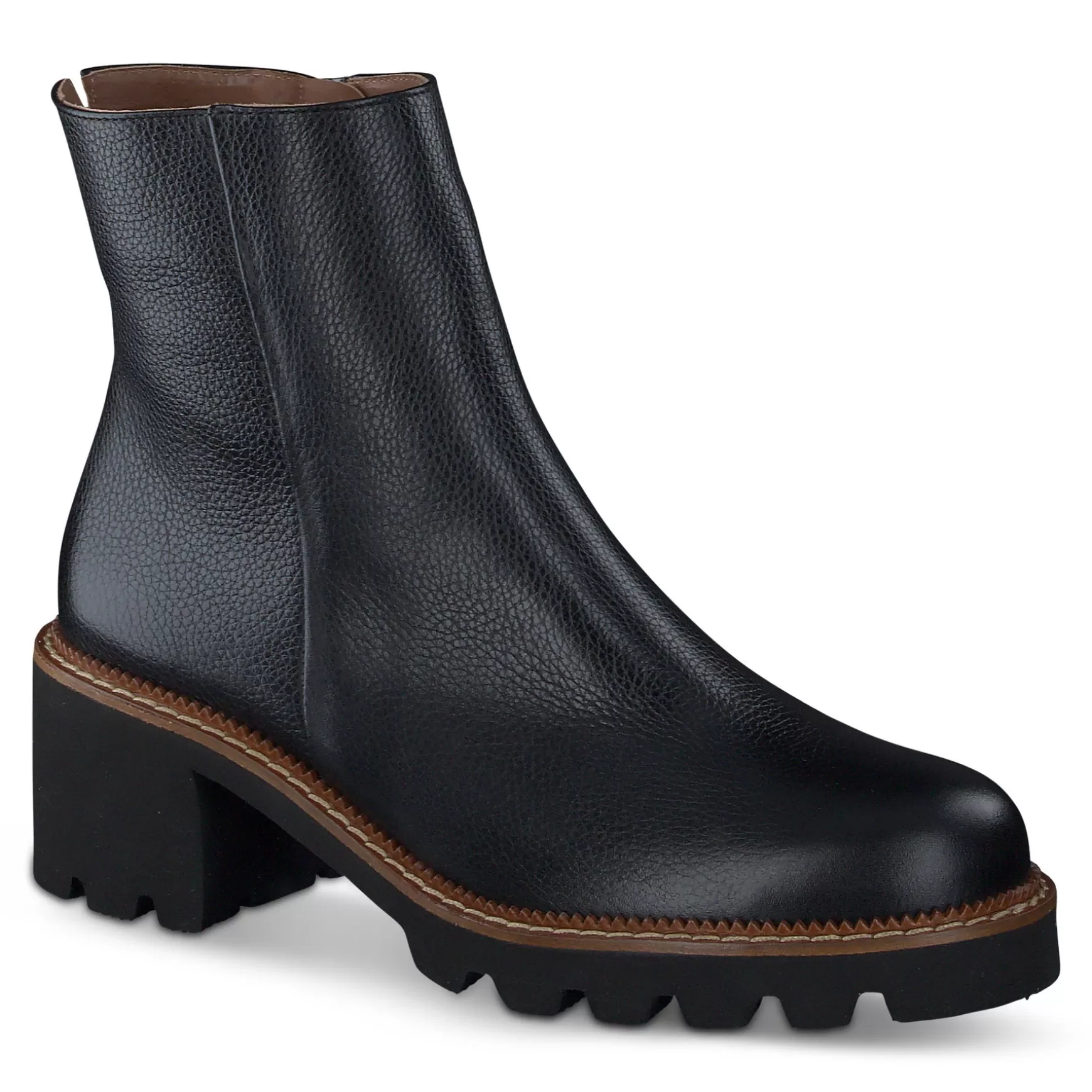 Paul Green Santana Boot Black Leather Sale