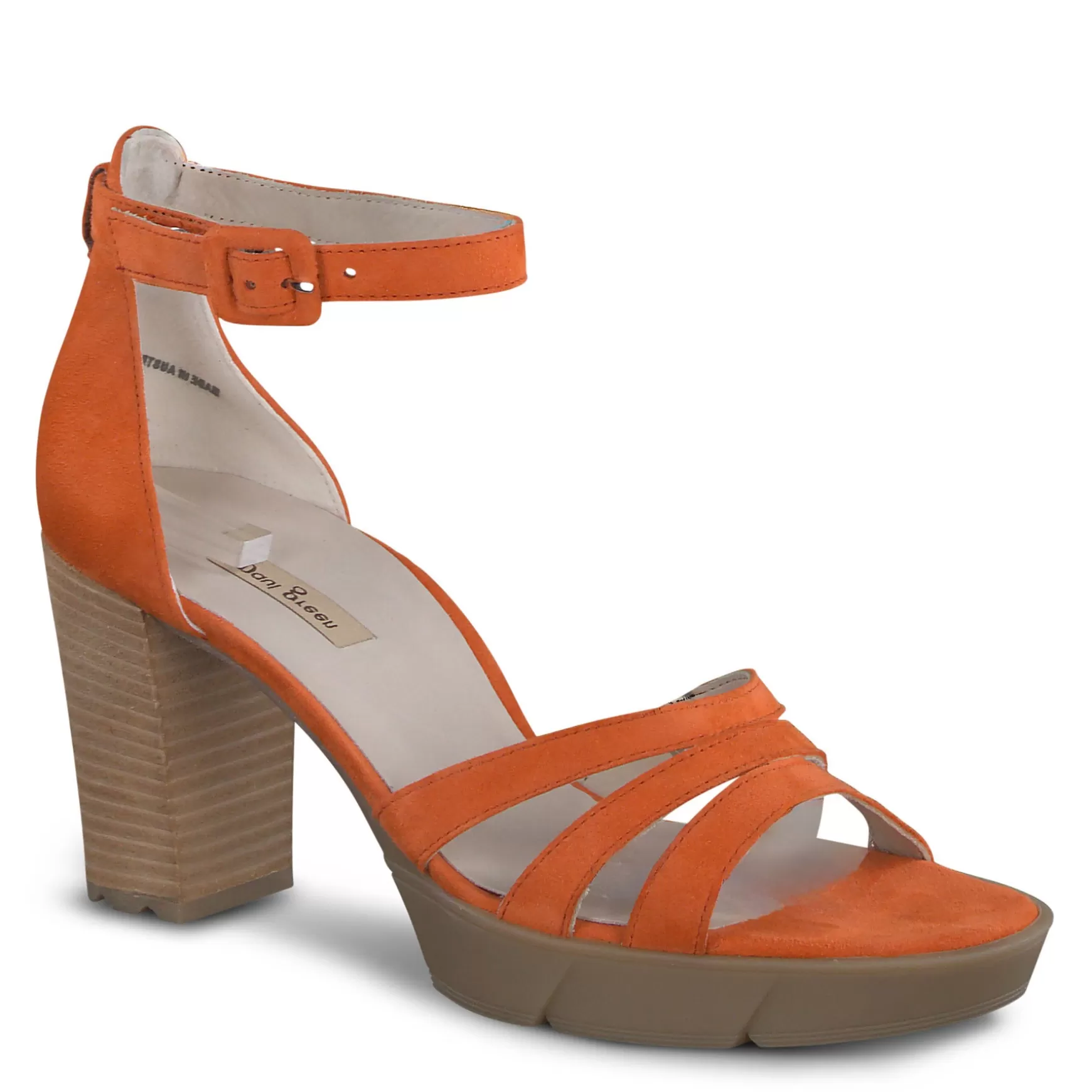 Paul Green Sassy Heel Papaya Suede Cheap