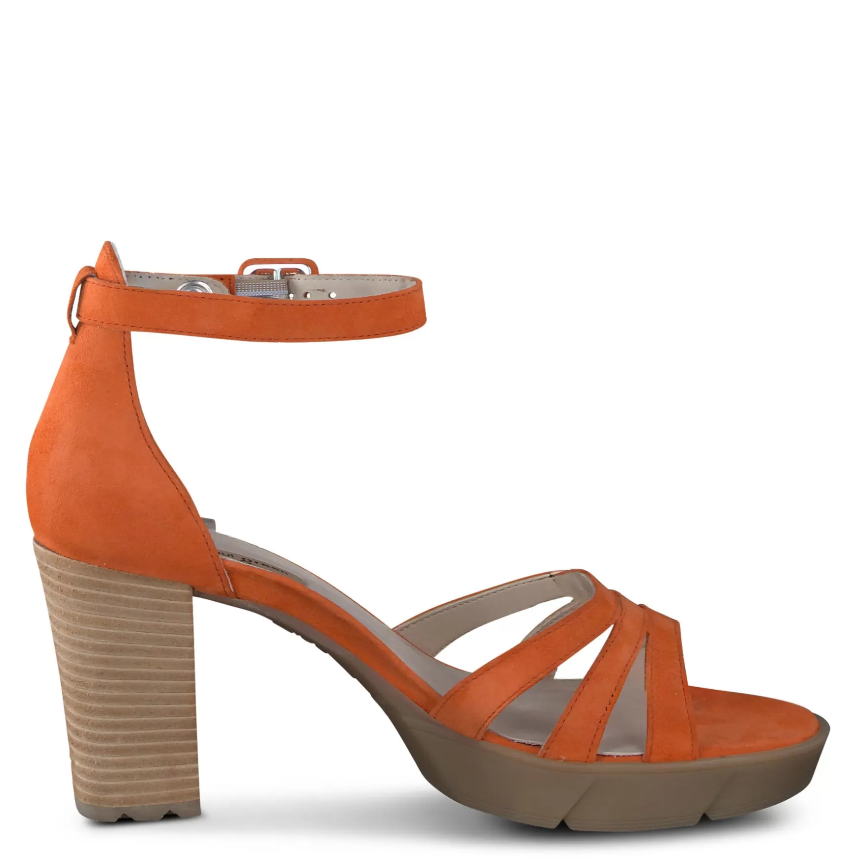 Paul Green Sassy Heel Papaya Suede Cheap