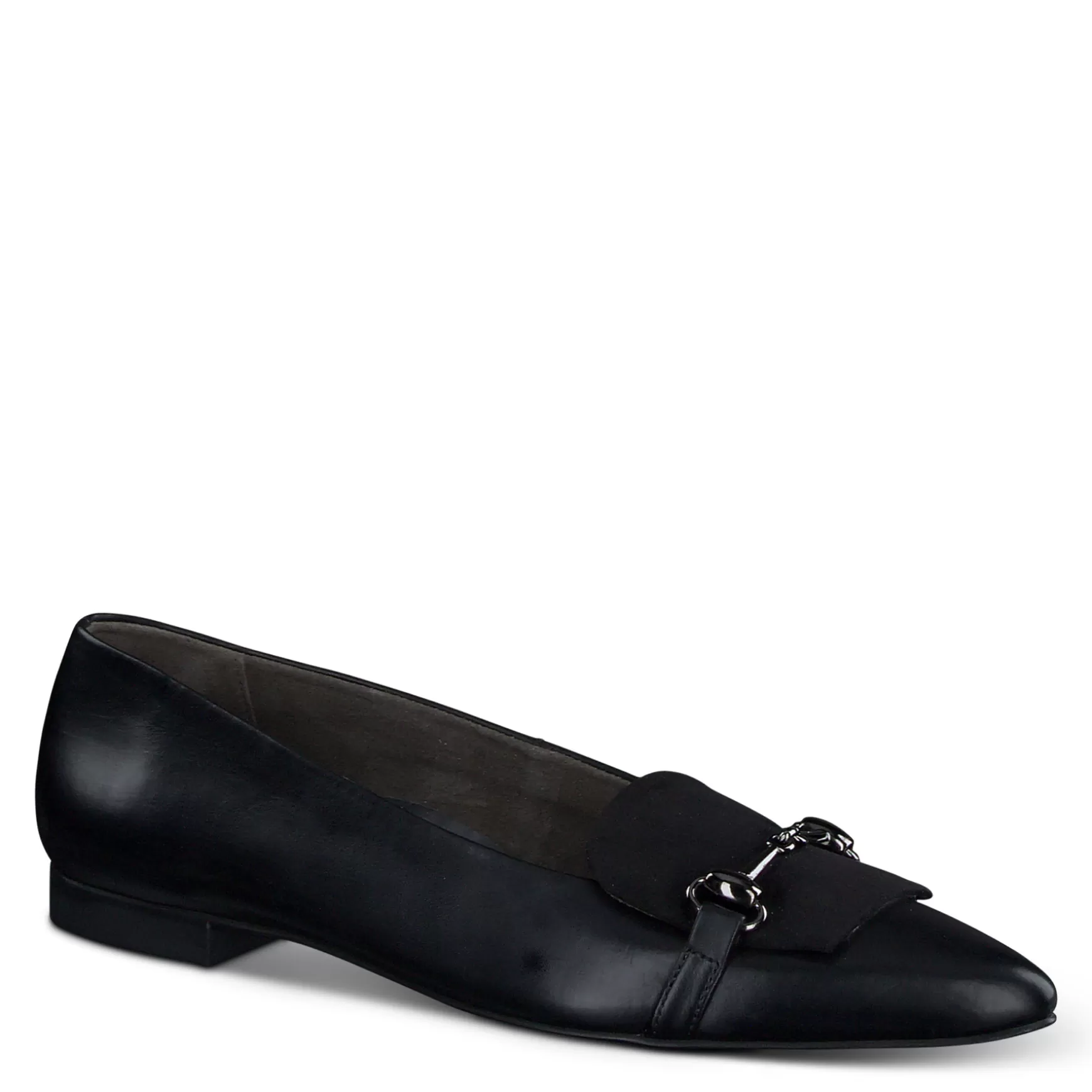 Paul Green Selena Flat Black Suede Combo Online