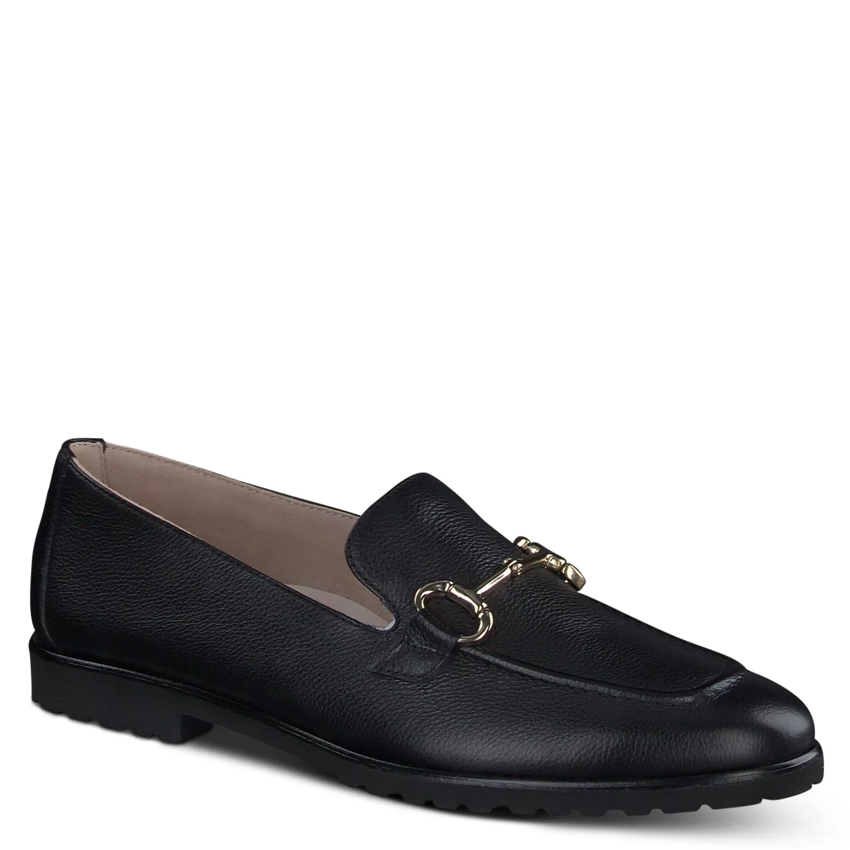 Paul Green Shay Flat Black Leather Outlet