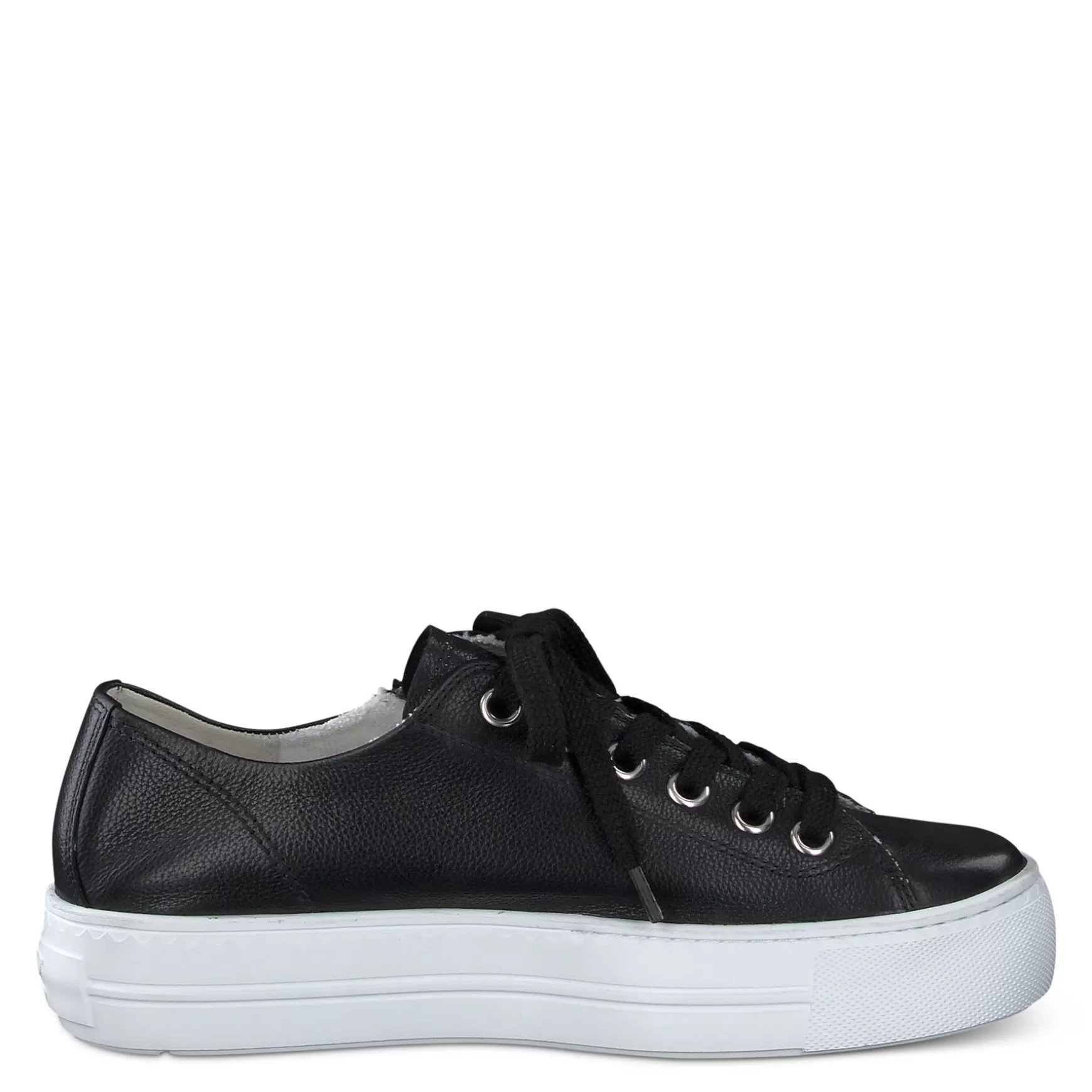 Paul Green Skylar Sneaker Black Nickel Leather Cheap