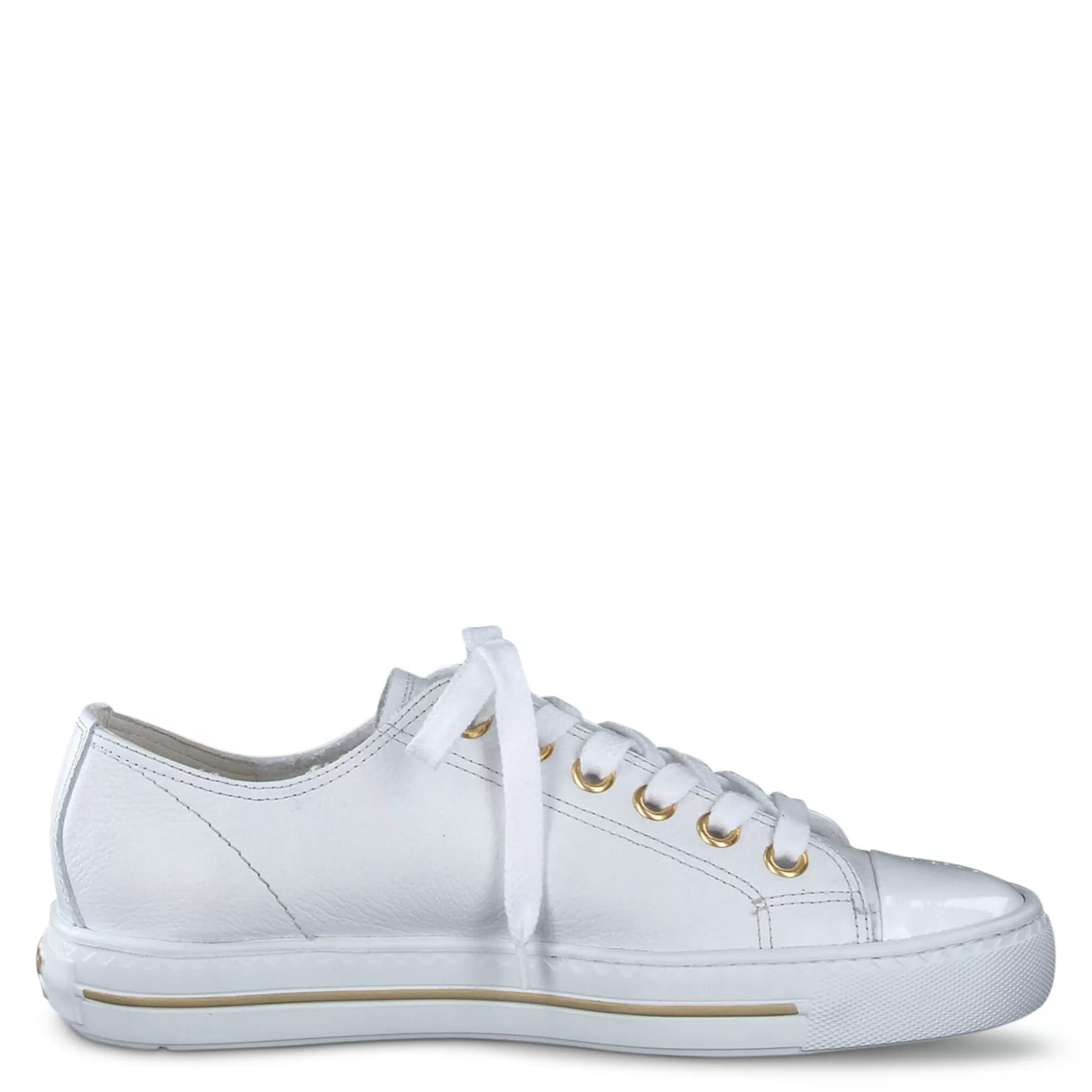 Paul Green Sophie Sneaker white crinkled patent Hot