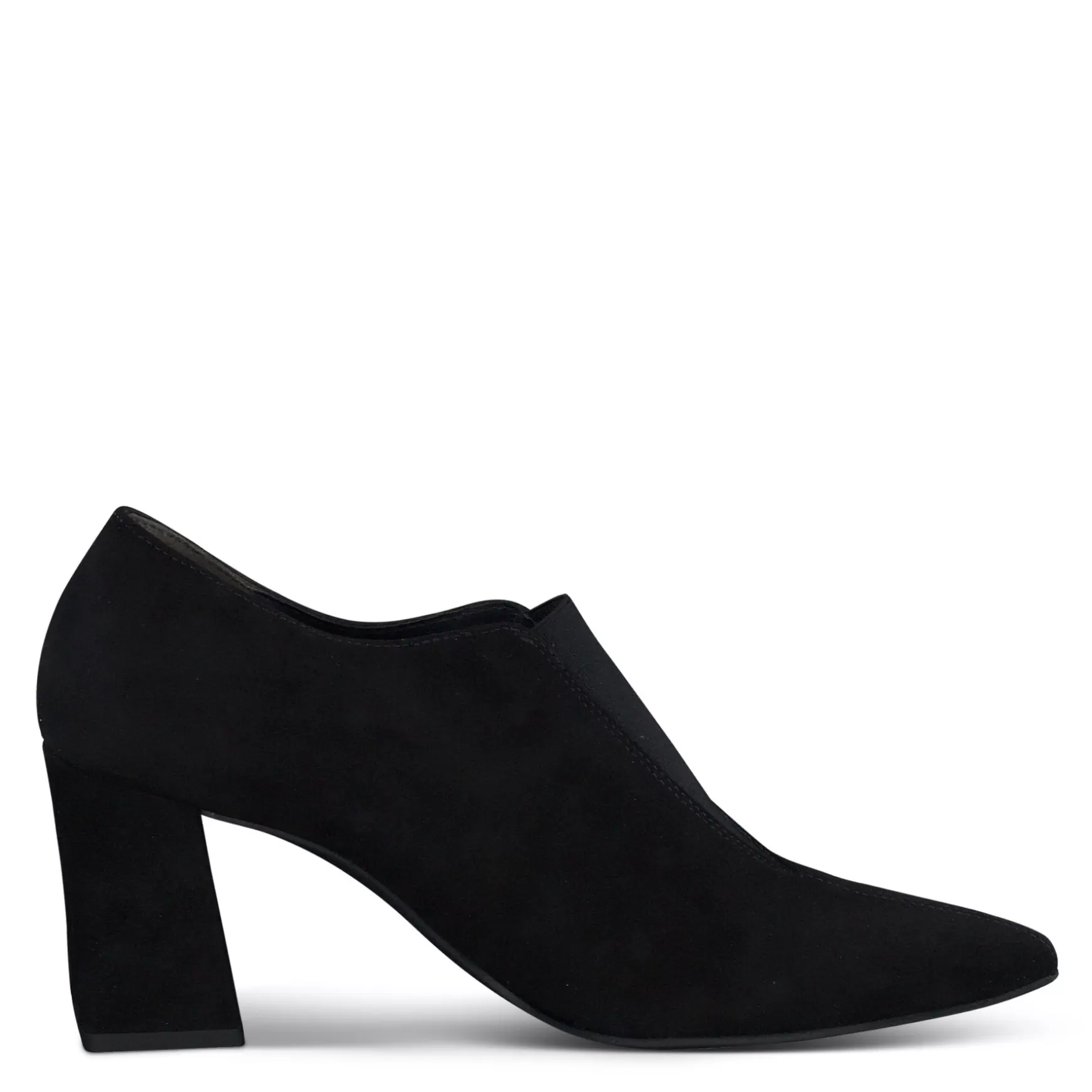 Paul Green Stacia Heel Black Suede Best