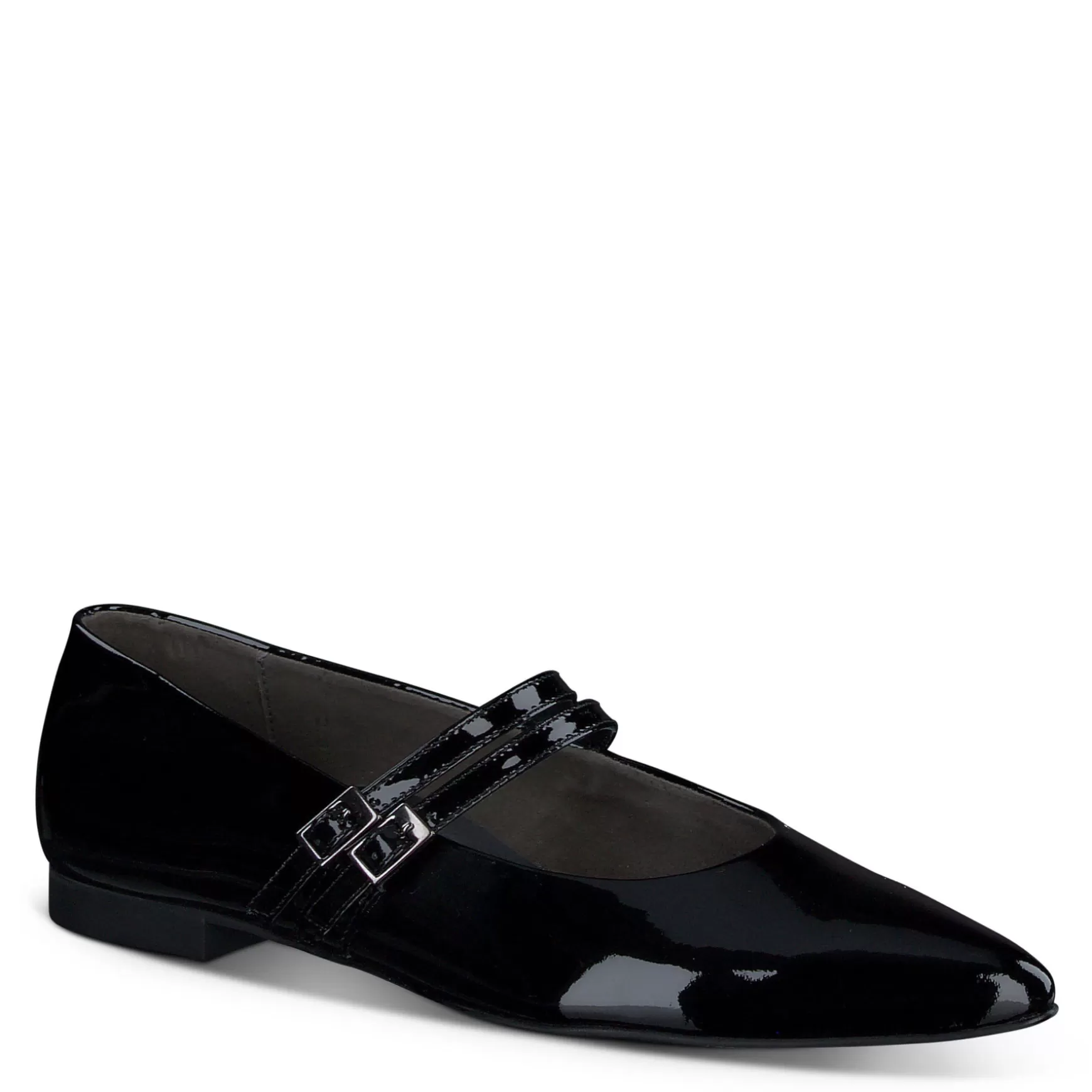 Paul Green Stella Flat Black Patent Discount