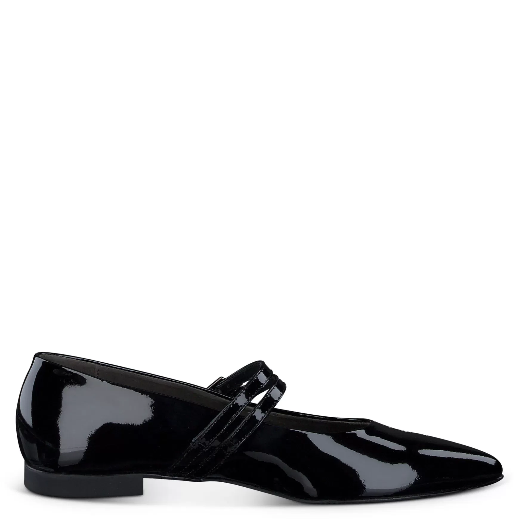 Paul Green Stella Flat Black Patent Discount