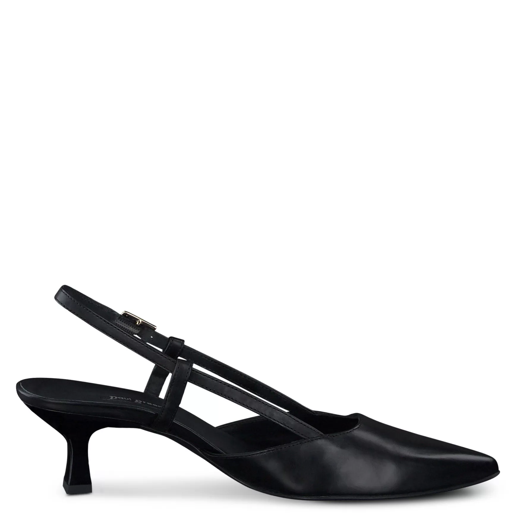 Paul Green Tabitha Heel Black Leather Outlet