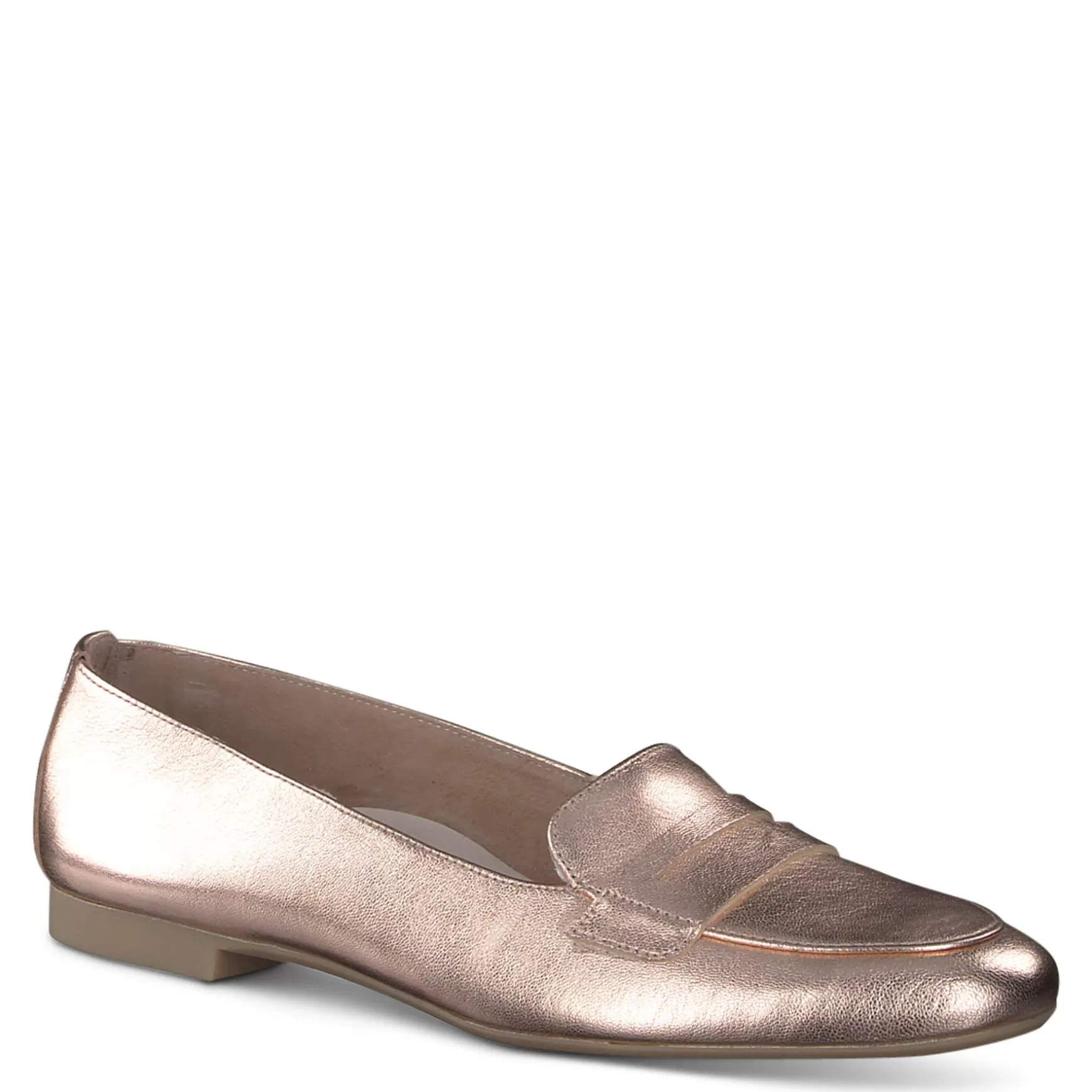 Paul Green Taffy Flat Rosato Nappa Metallic New