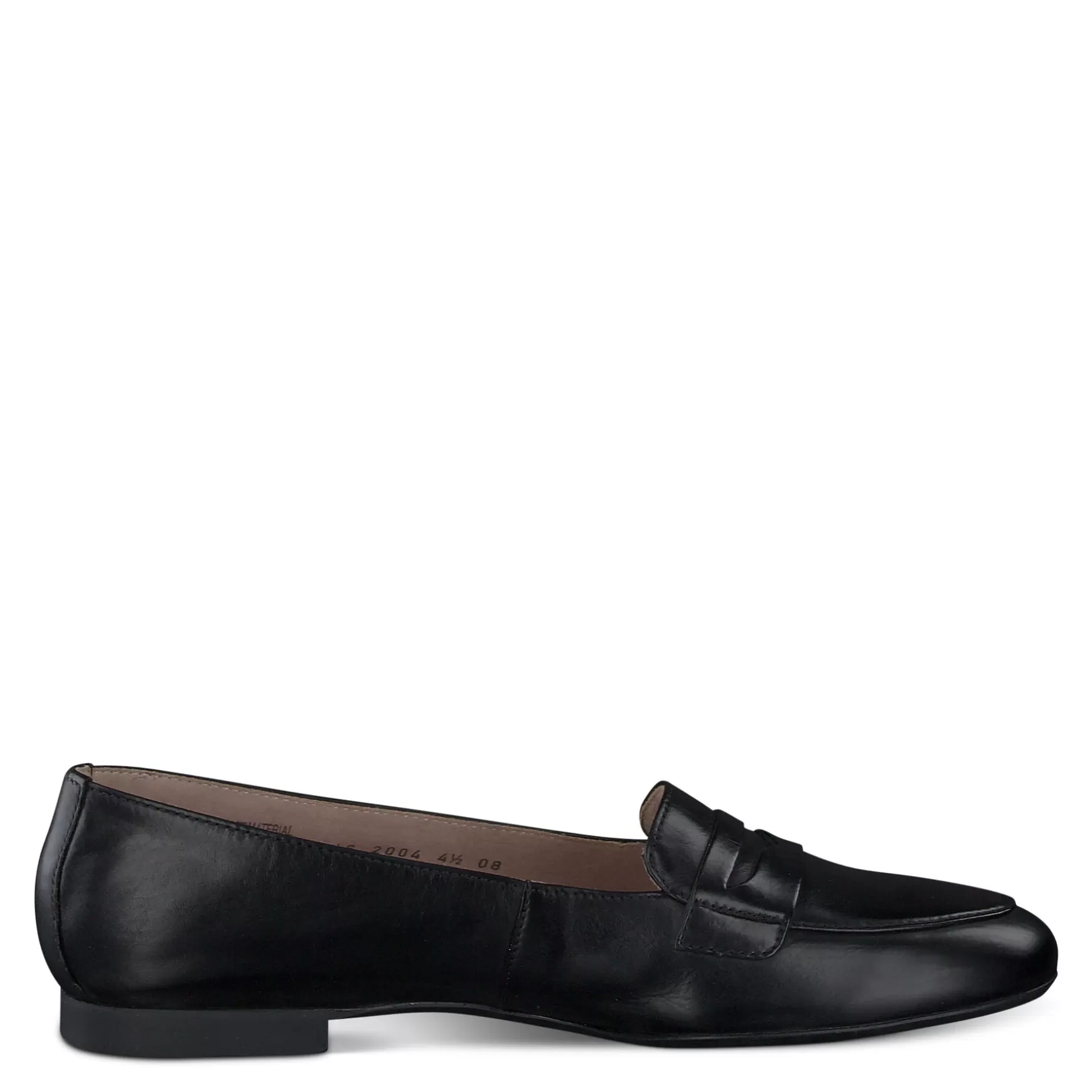 Paul Green Taffy Flat Black Leather Outlet