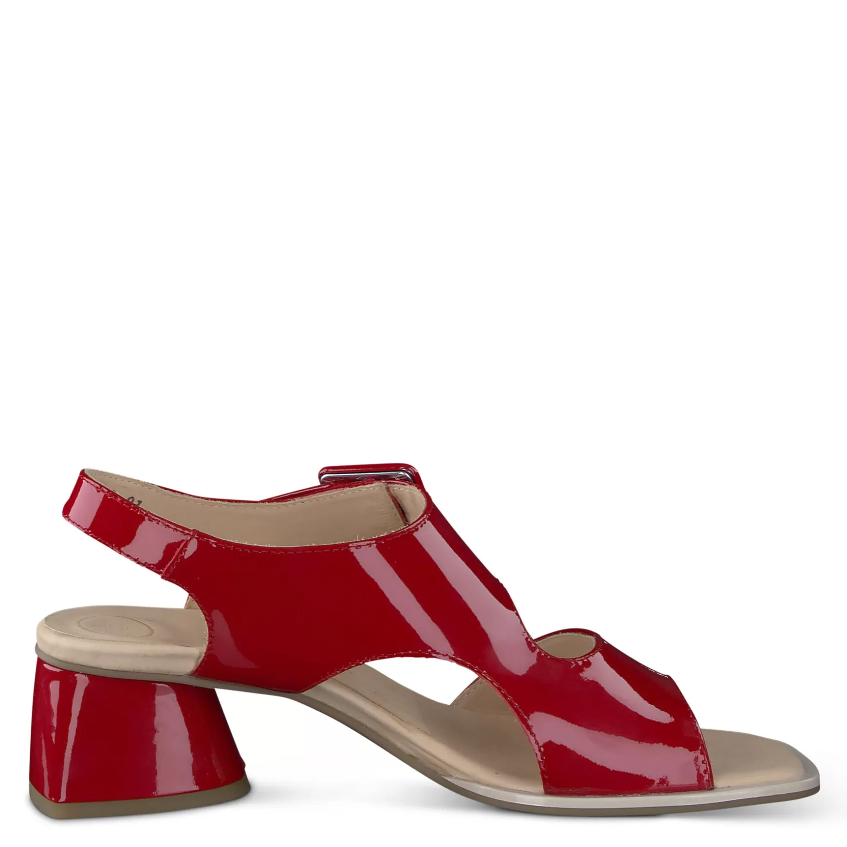 Paul Green Tanya Sandal Lipstick Patent Discount