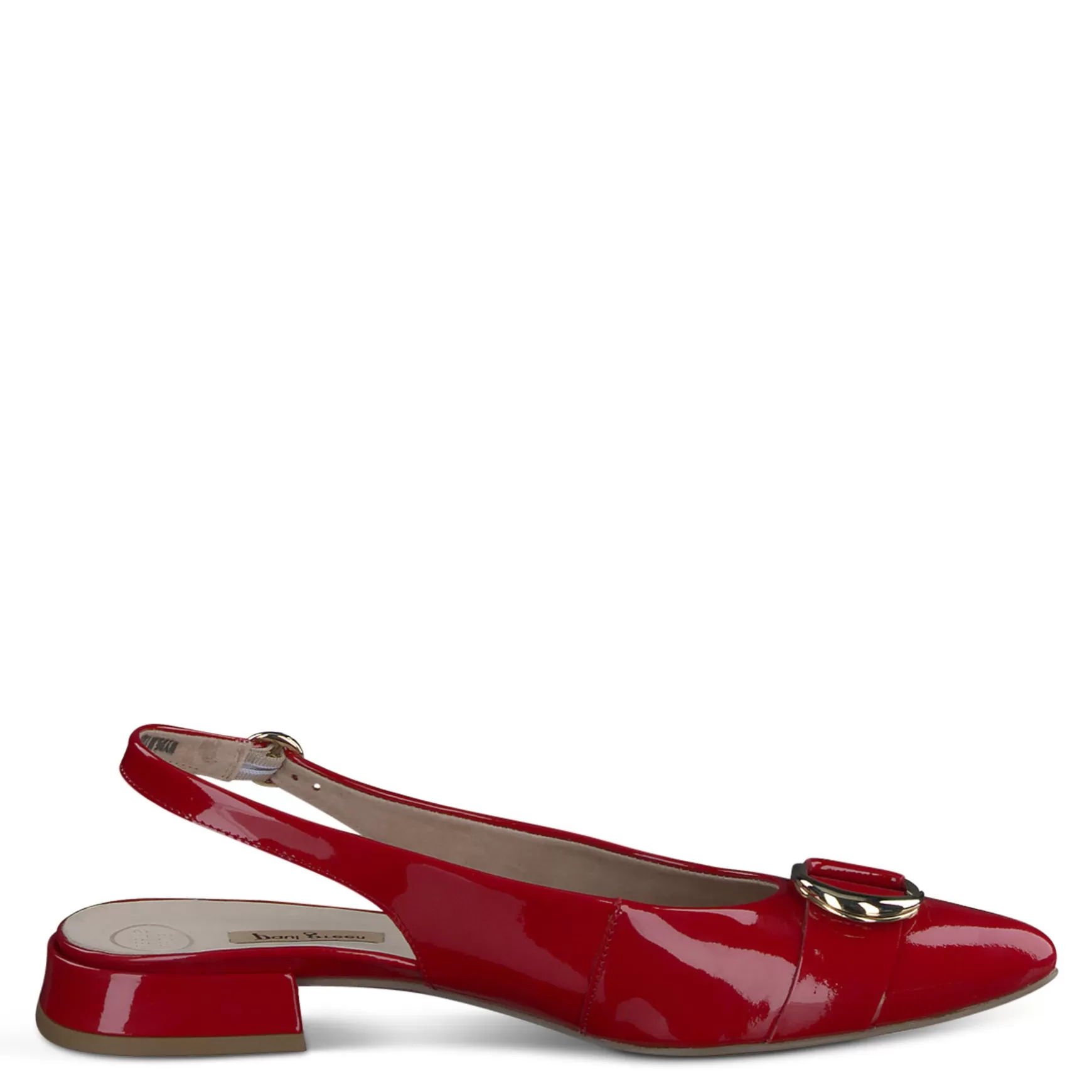 Paul Green Tara Flat Lipstick Soft Patent Flash Sale