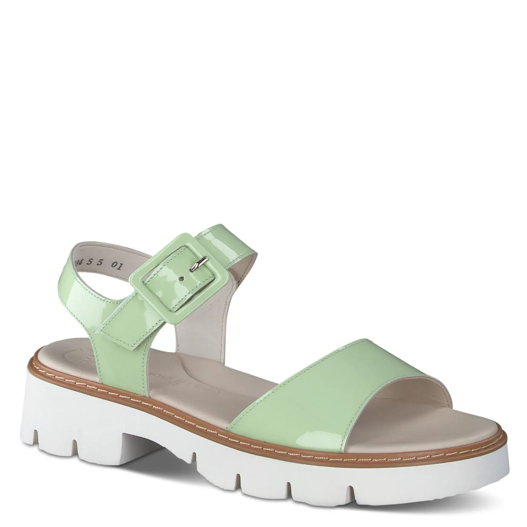 Paul Green Tasha Sandal Jade Soft Patent Discount