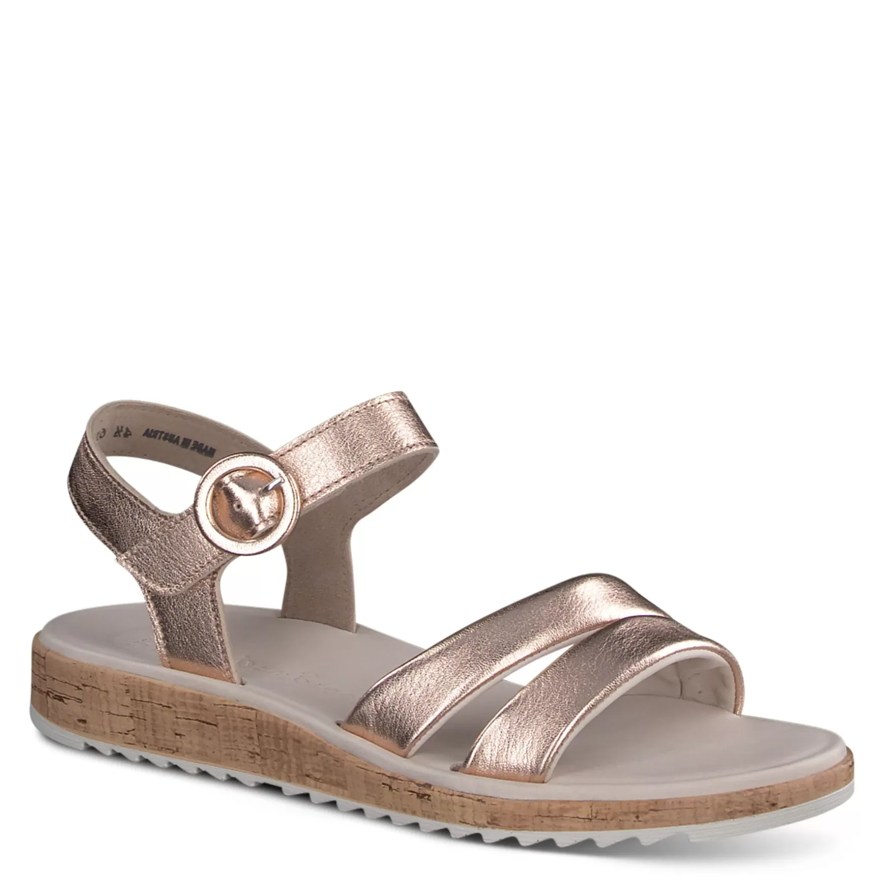 Paul Green Teegan Sandal Rosato Nappa Metallic Discount