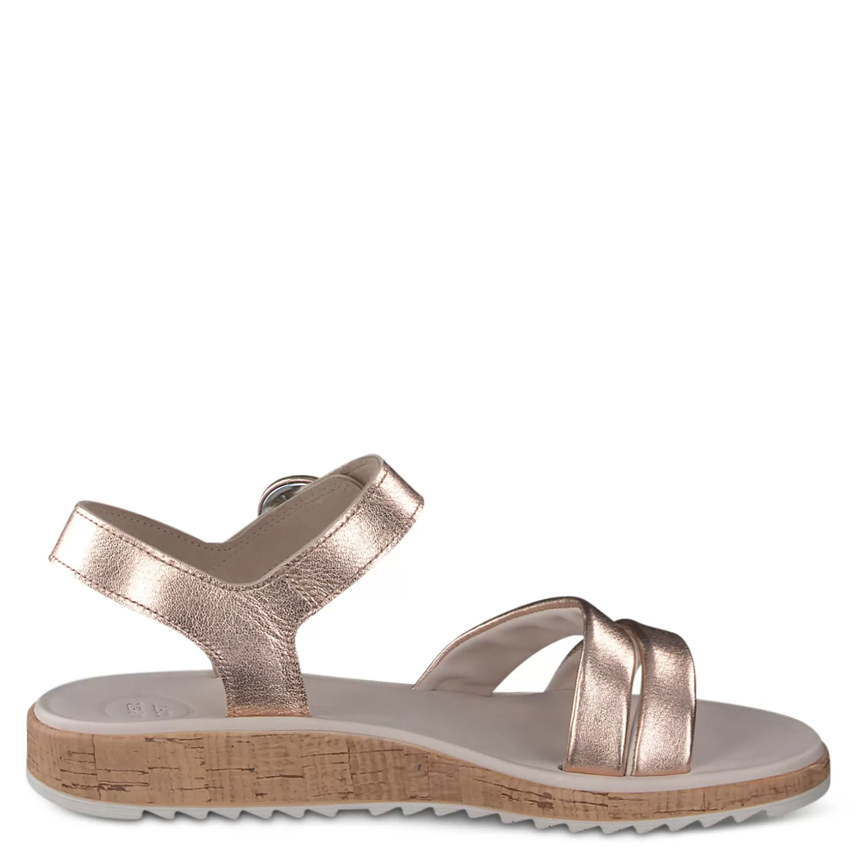 Paul Green Teegan Sandal Rosato Nappa Metallic Discount