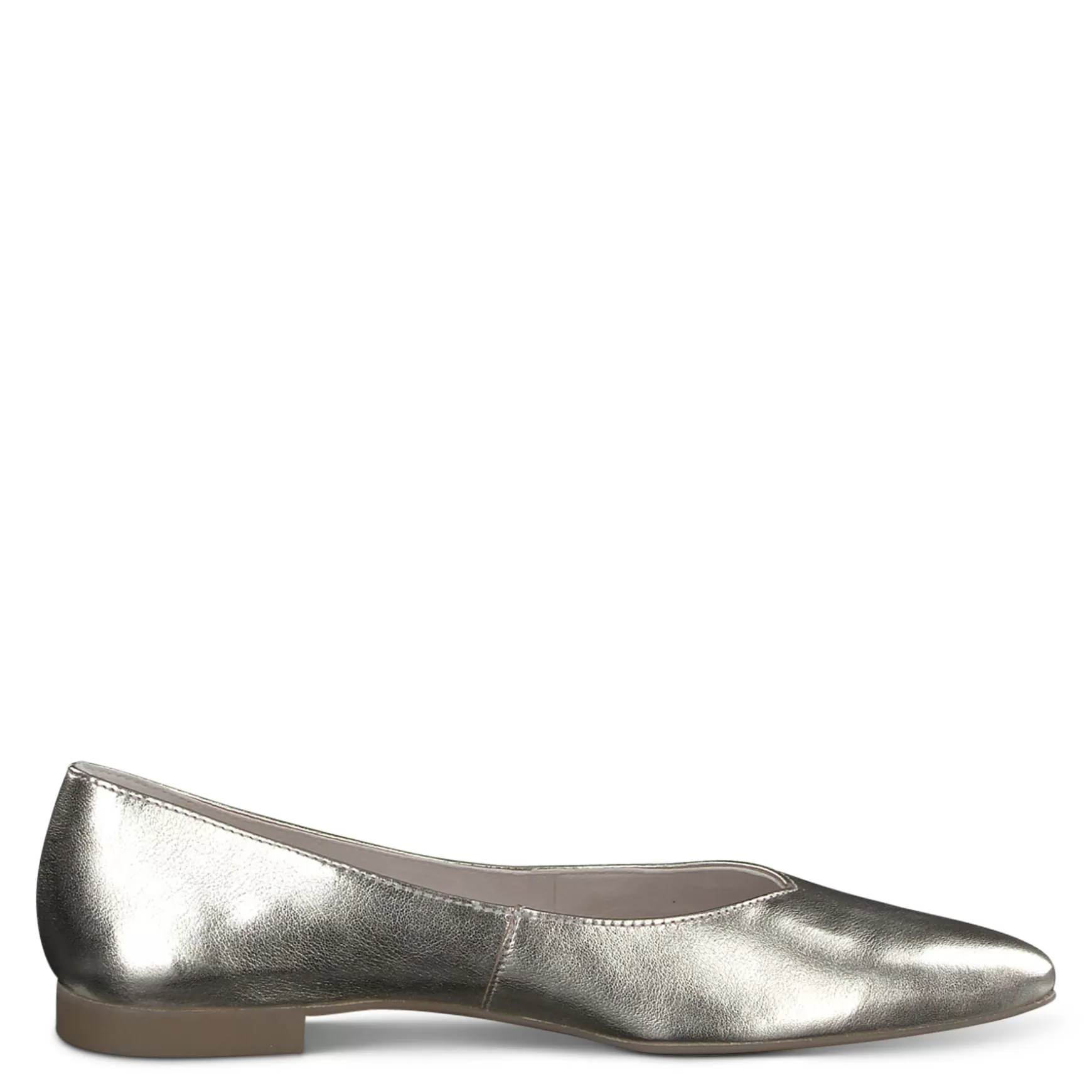 Paul Green Tia Flat Platino Metallic Nappa Outlet