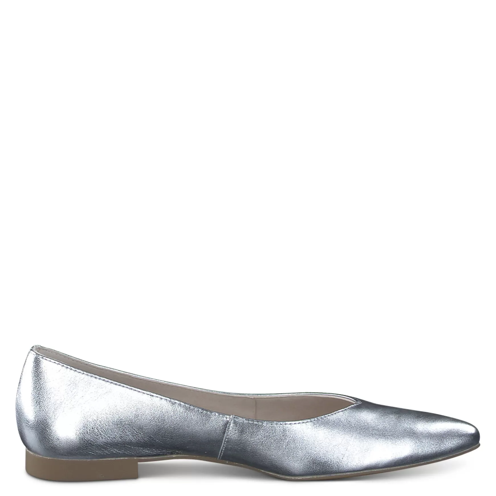 Paul Green Tia Flat Alu Metallic Nappa New