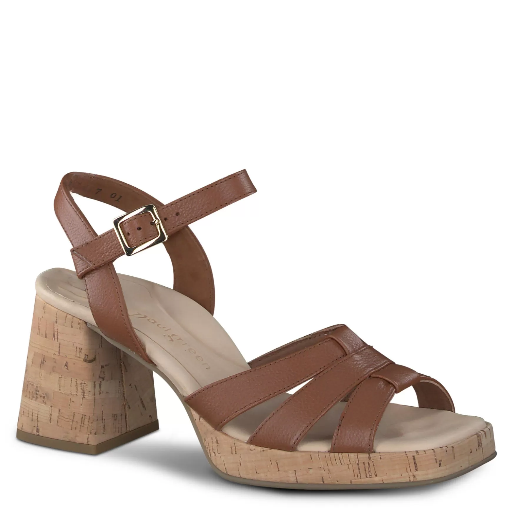 Paul Green Tina Sandal Cognac Leather Discount