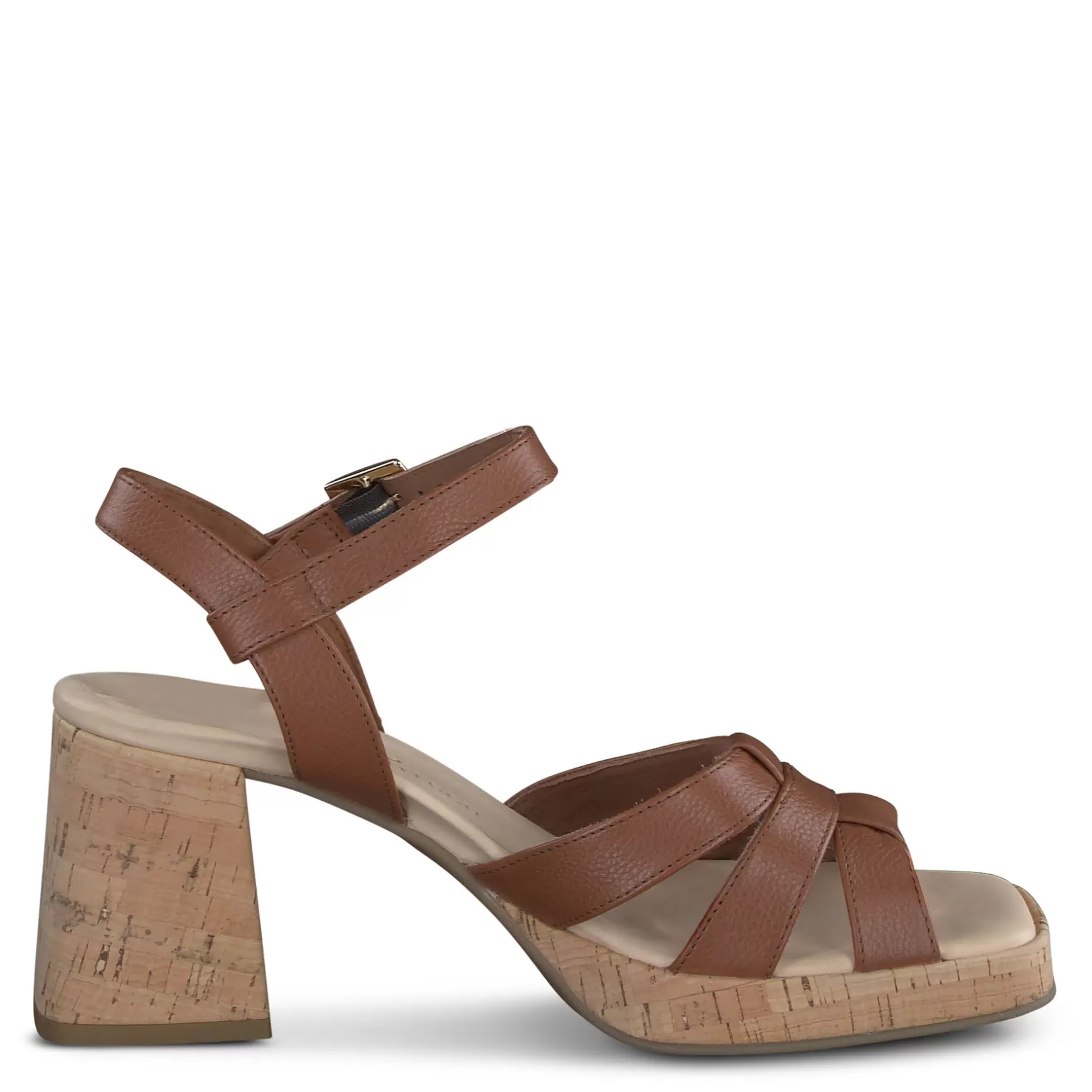 Paul Green Tina Sandal Cognac Leather Discount