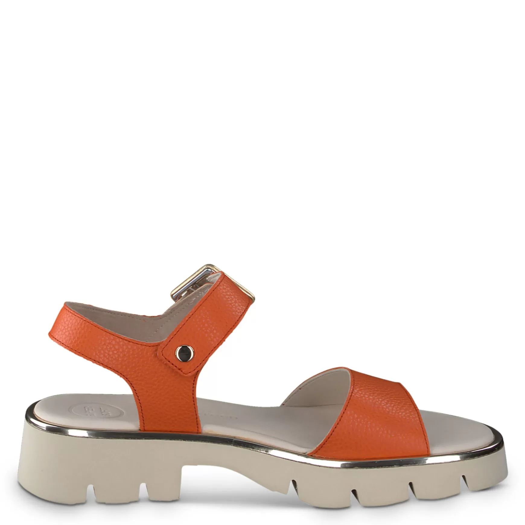 Paul Green Toby Sandal Papaya Grained Clearance