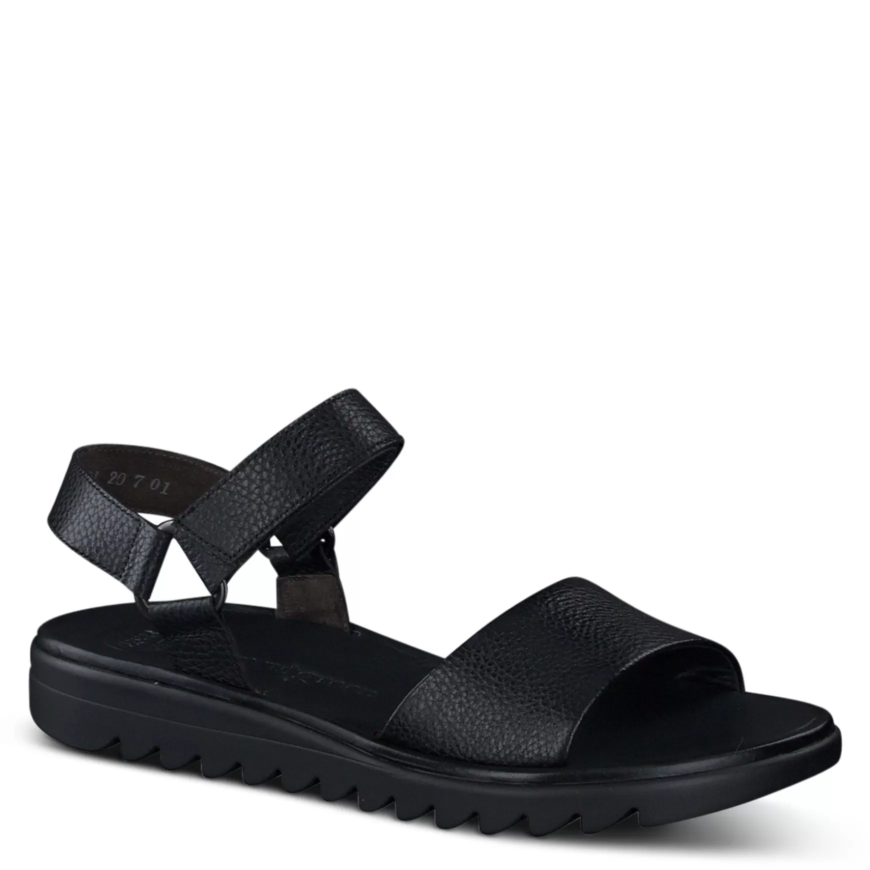 Paul Green Toni Sandal Black Grained Hot