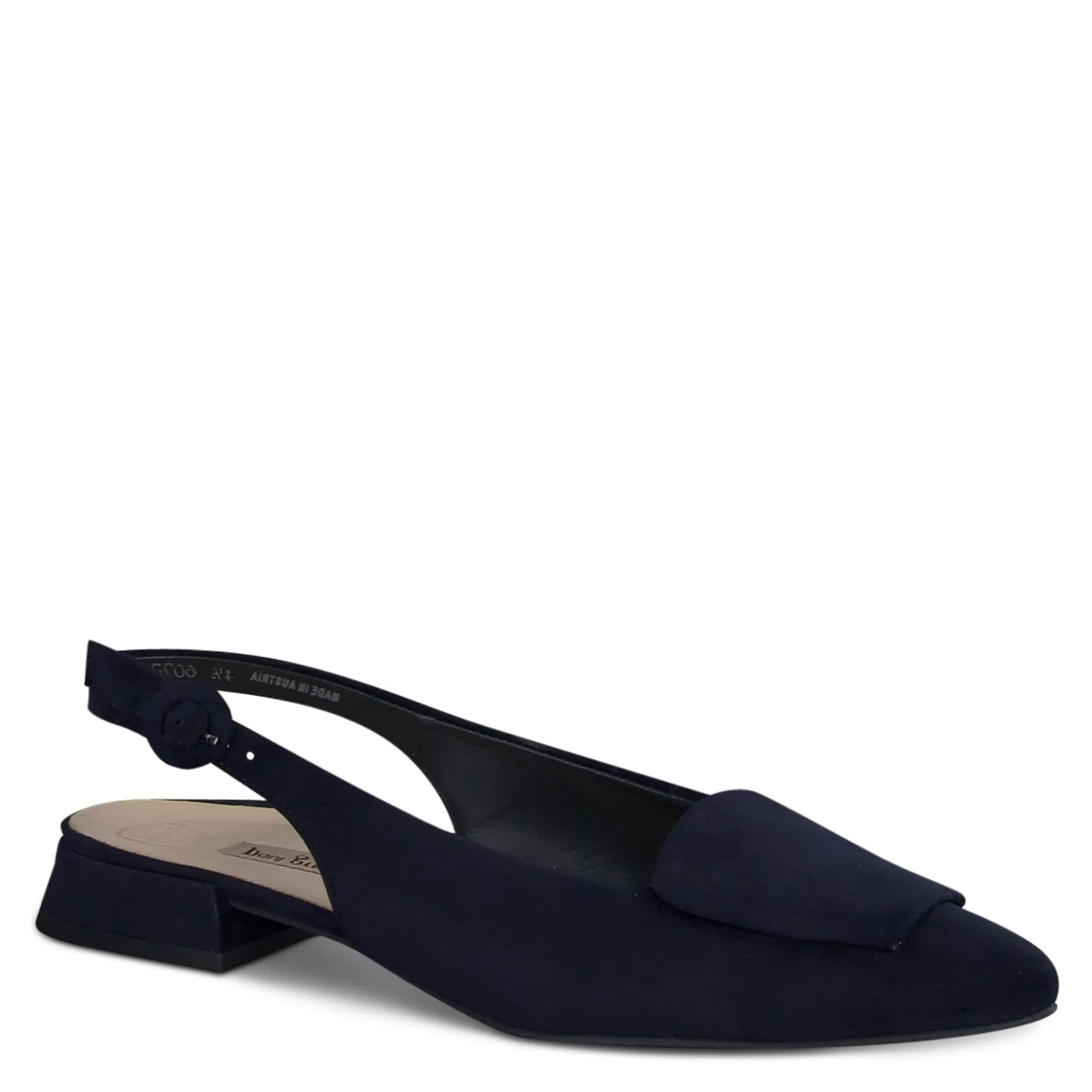 Paul Green Viola Sling Heel Blue Suede Best